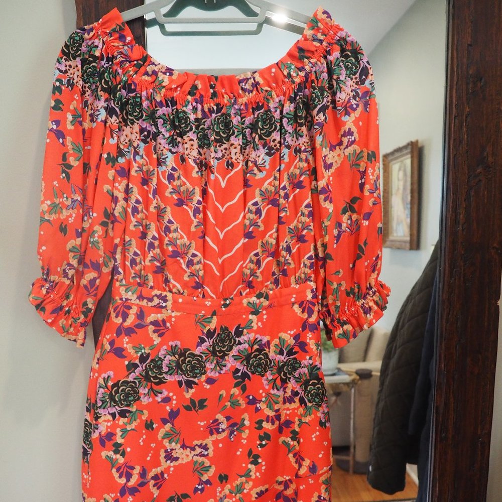 Saloni Off the Shoulder Dress in Size 4